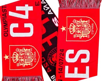 scarf spain champion eurocup calcio italy football club fans supporter gift