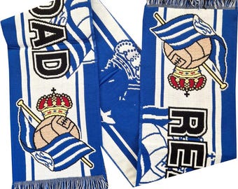 Bufanda de la Real Sociedad, regalo para aficionados del club de fútbol español.