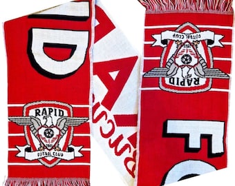 Bufanda fc rapid bucuresti Rumania fanáticos del club de fútbol regalo de partidario