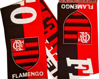 scarf flamengo mengao clube brazil football club fans supporter gift collection scarves