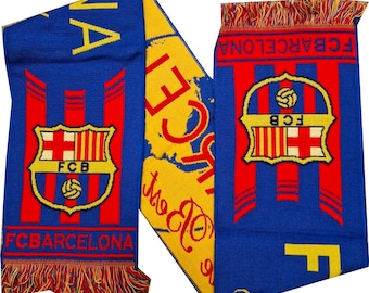 Bufanda del FC Barcelona, regalo para aficionados del club de fútbol español.