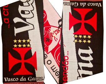 scarf vasco da gama brazil football club fans supporter gift collection scarves
