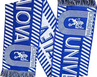 Bufanda universitatea craiova Rumania fanáticos del club de fútbol regalo de partidario