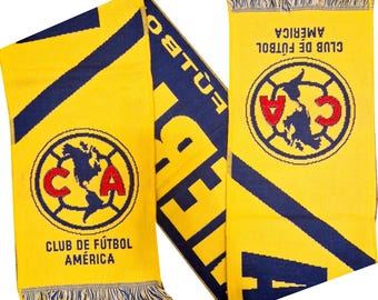 Bufanda del América México, regalo para aficionados y seguidores del club de fútbol.