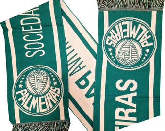 scarf sociedad esportiva palmeiras brazil football club fans supporter gift collection scarves