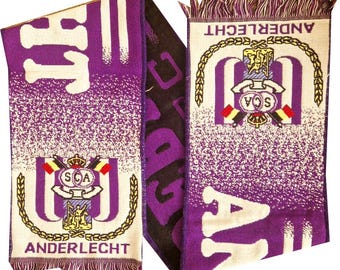 Bufanda del Anderlecht, colección de regalos para aficionados del club de fútbol belga.