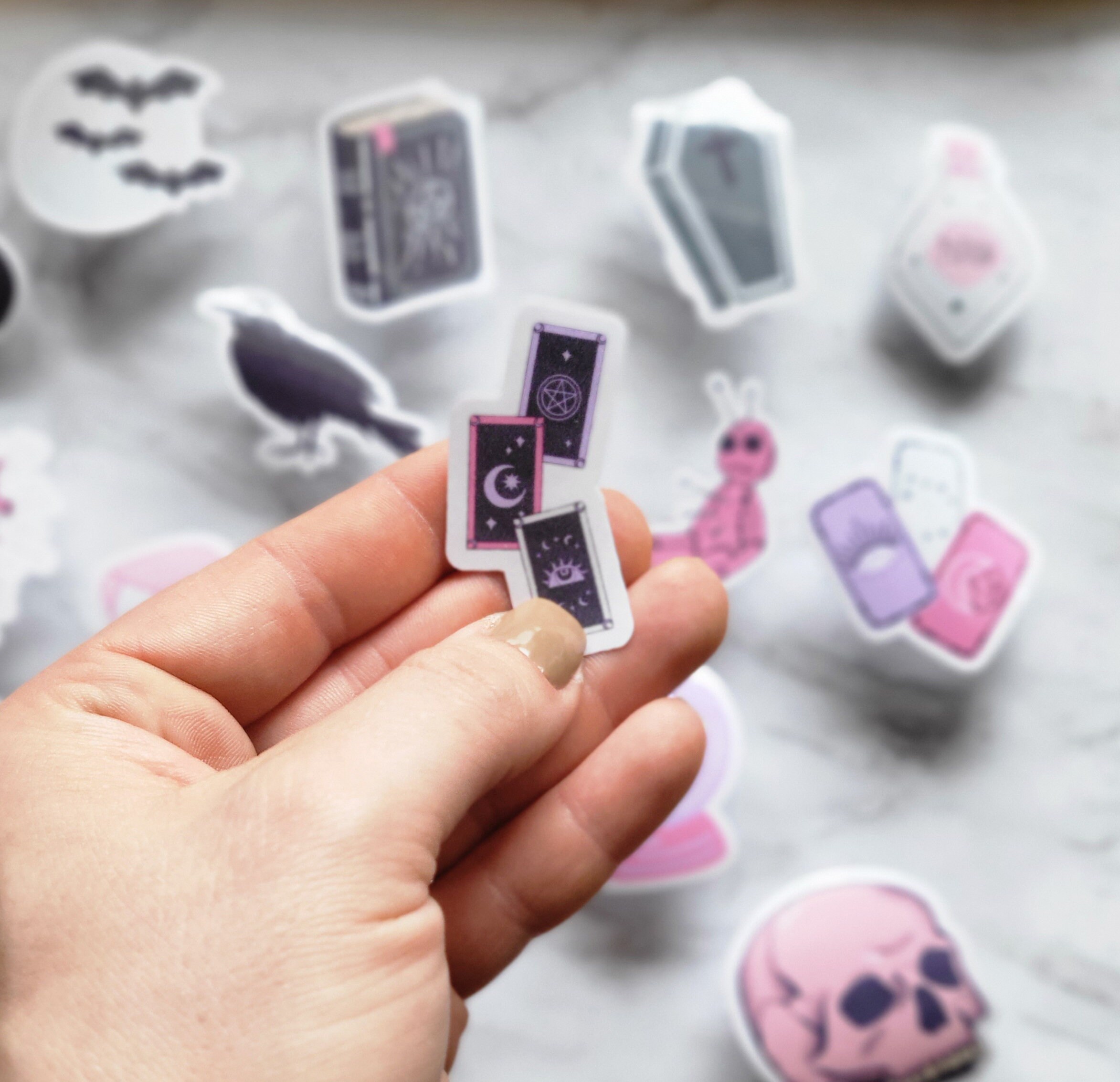 Pastel Goth Sticker Pack | Gothic Vinyl Decals - Etsy