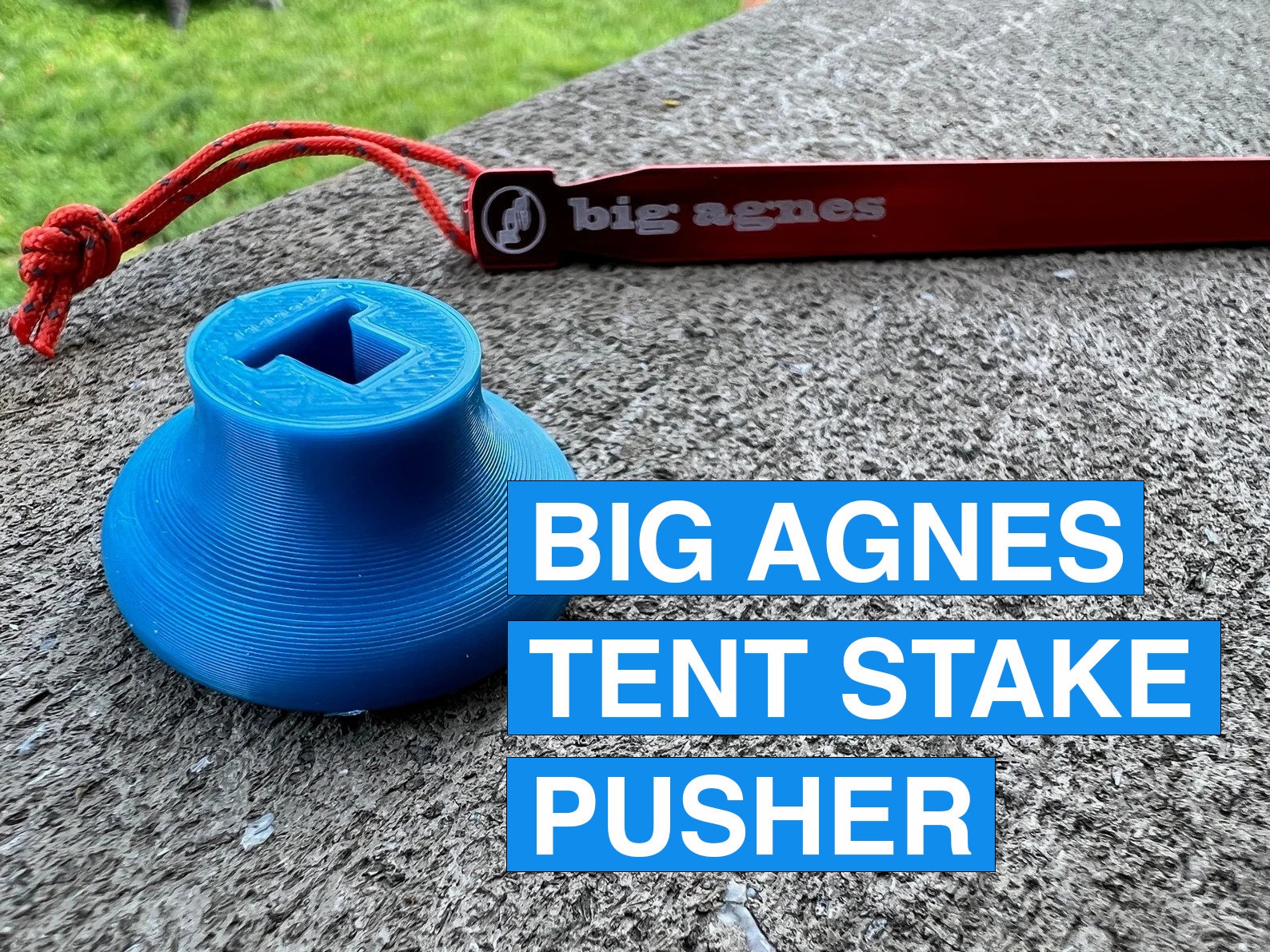 Tent Stake Pusher for Big Agnes UL Tents Etsy Finland