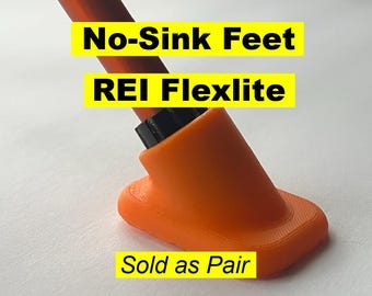 No-Sink Feet for REI Flexlite Chairs: Flexlite Air, Camp and Camp Boss Models