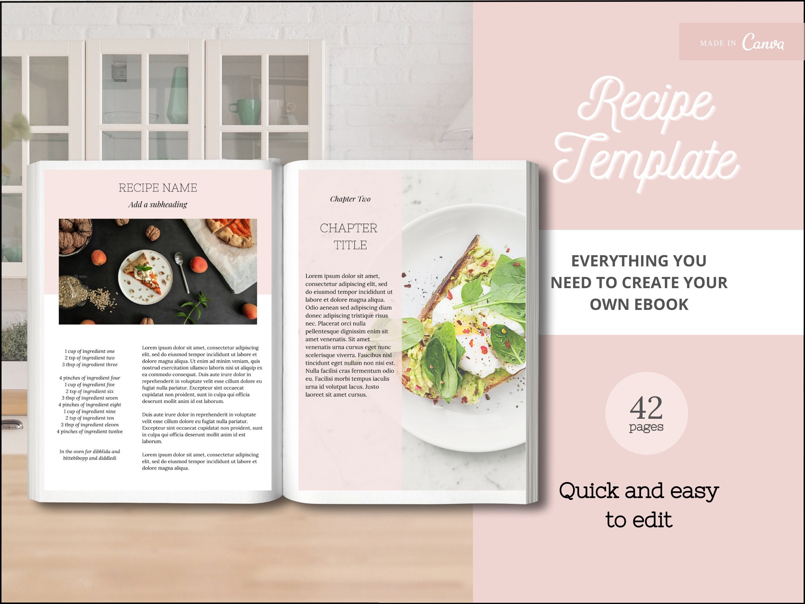 Create Your Own Recipe Book With Our Canva Template