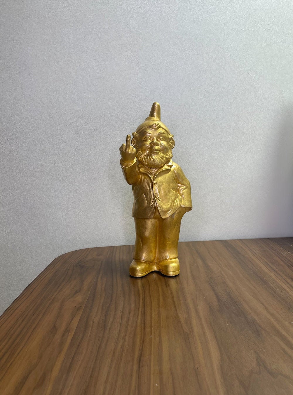 Sculpture Nain d'honneur en Or