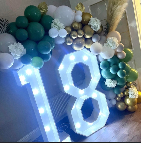 GIANT LED 4FT Light up Numbers/letters for Every Event 