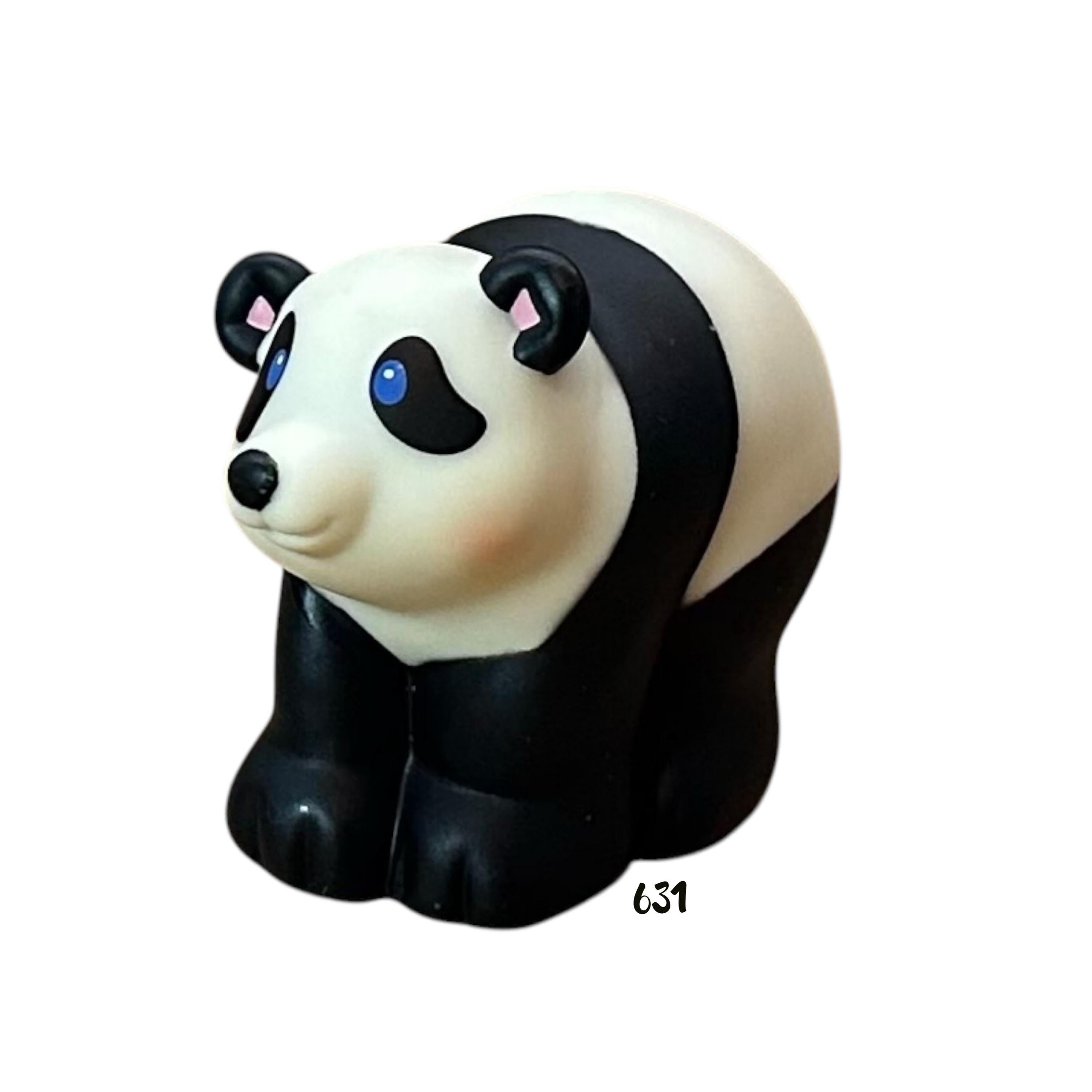 Fisher Price Little People 2002 Panda Zoo Animal Black and White