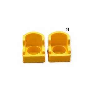 Vintage Fisher Price Little People Gold Armchair Wing Chair | #952 Play Family House (1969–1988)