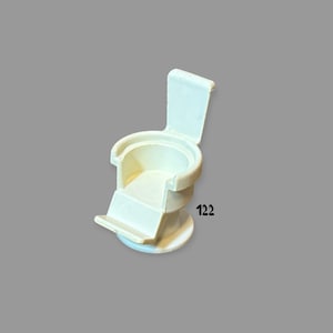 Fisher Price Little People White Barber Chair Vintage Toy Play Family Village Replacement Parts
