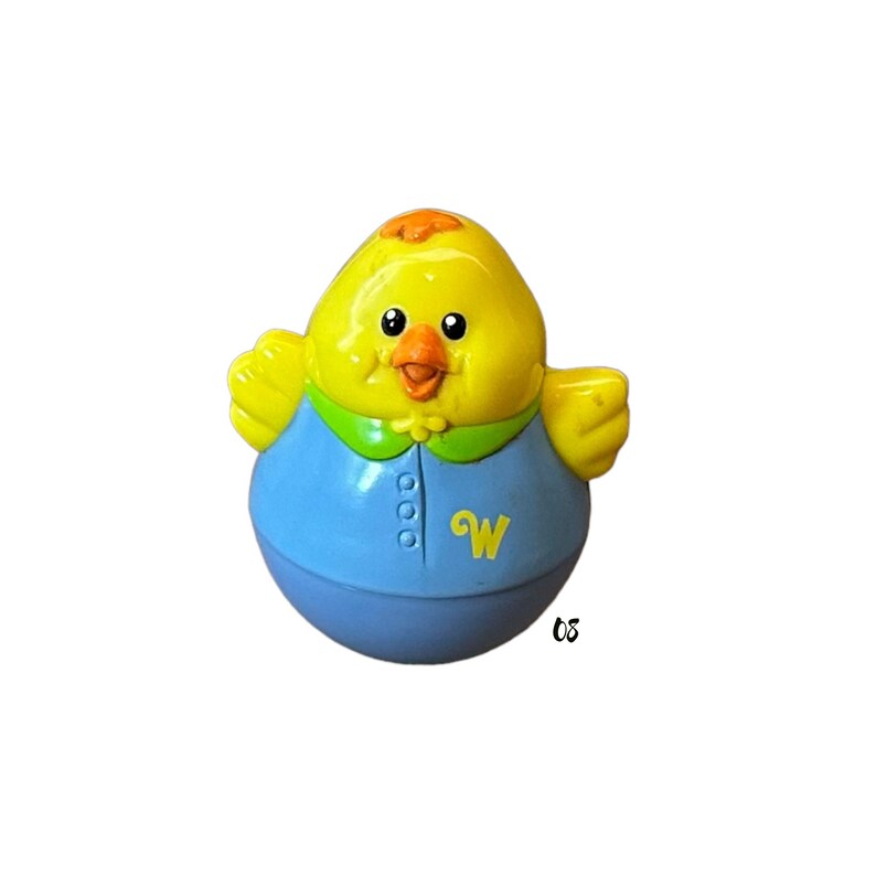 Playskool Hasbro Weeble Wobble 2003 Yellow Baby Chick Chicken Figure
