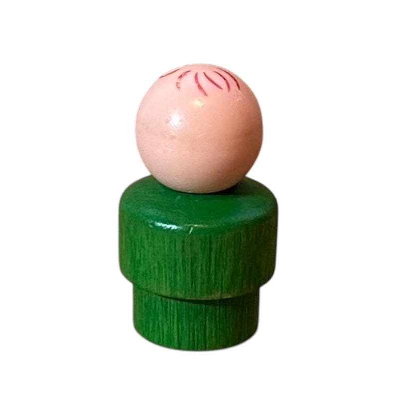 Fisher Price Little People WP Figure Green Boy Son Pupil Student