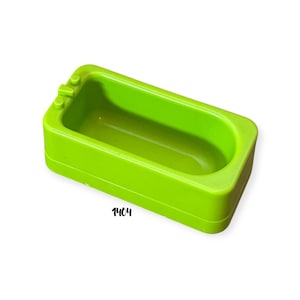Vintage Fisher Price Little People Lime Green Bathtub  – 1970s Dollhouse Bathroom Accessory