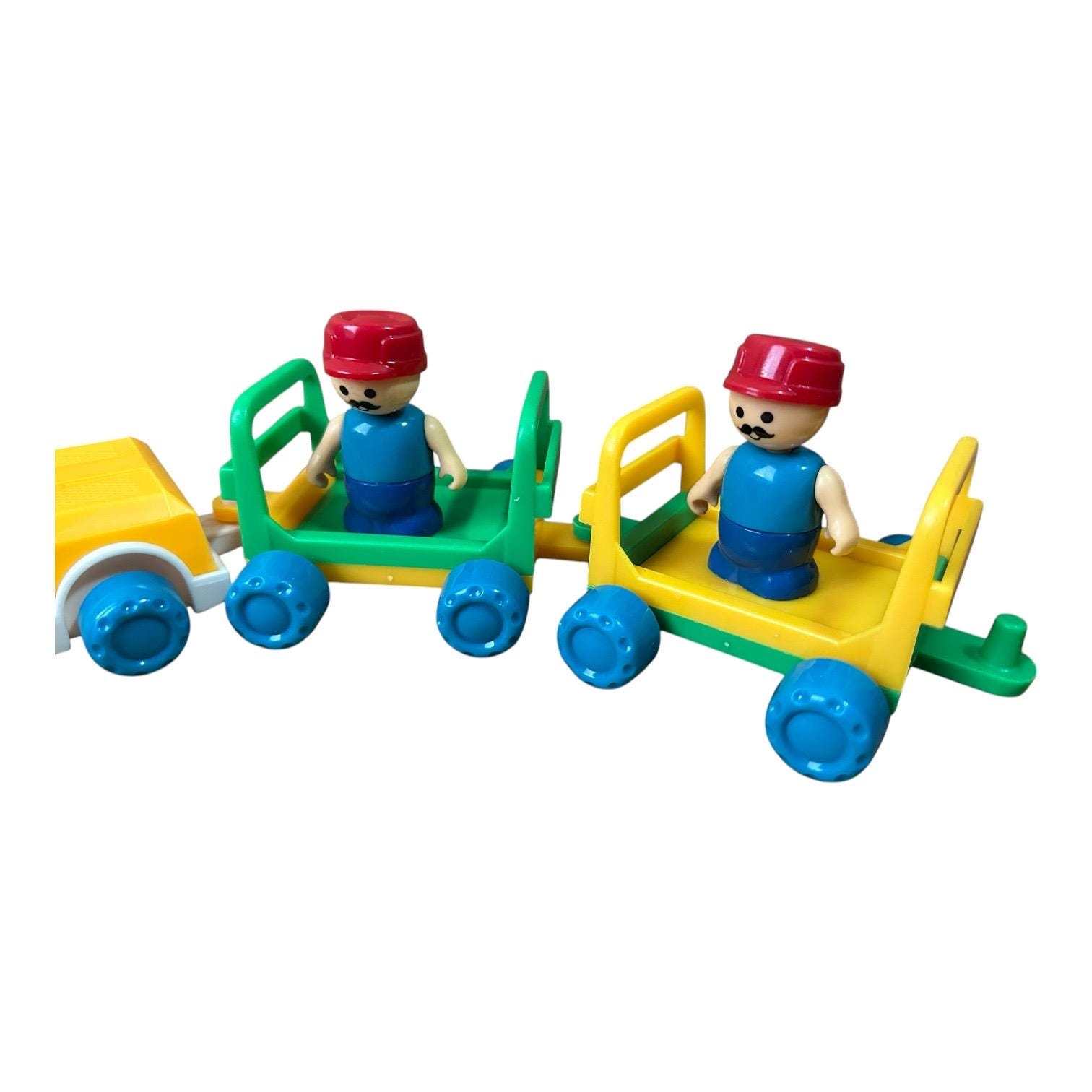Vintage Playskool Playmates Airport Baggage Tram With Workers | 3