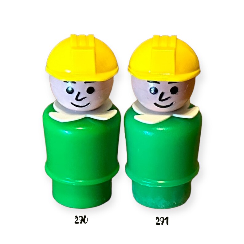 Fisher Price Little People Construction Worker Man Vintage Toy - Etsy