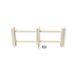Fisher Price Little People White Plastic Farmyard Style Fence Section Woodgrain Vintage Toy Play Family Farm Barn Replacement Parts