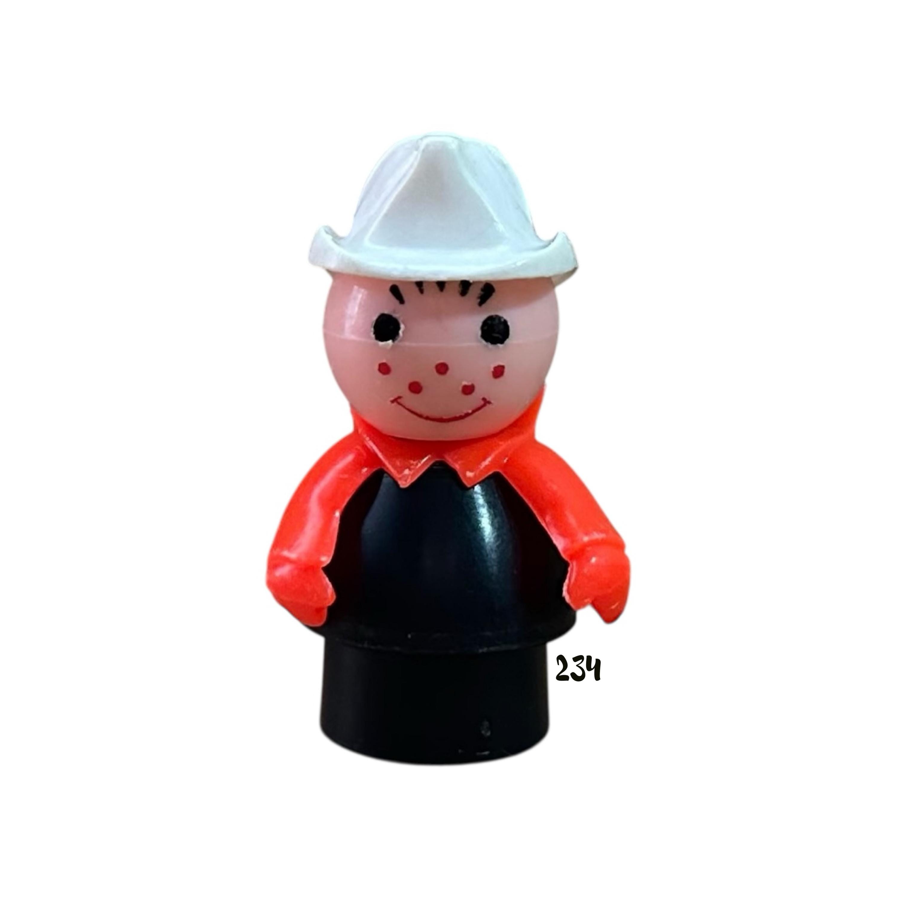 Vintage Fisher Price Little People Fireman | Firefighter Man Vintage Fisher Price Little People Fireman | Firefighter Man
