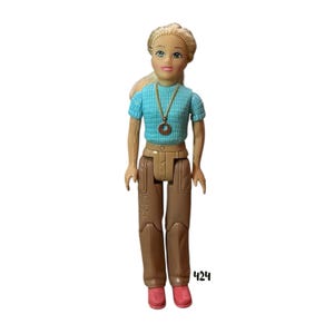 Fisher Price Loving Family Dollhouse 2006 Mom Mother in Blue Top Doll House Replacement Parts