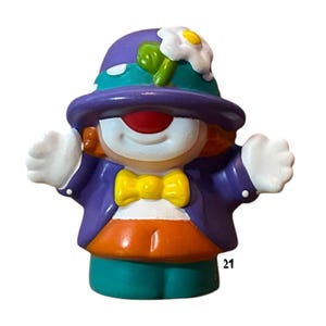 Fisher Price Little People 2003 Figure Carnival Circus Clown Dad Man Vintage Toy Town Fair Parade Replacement Parts