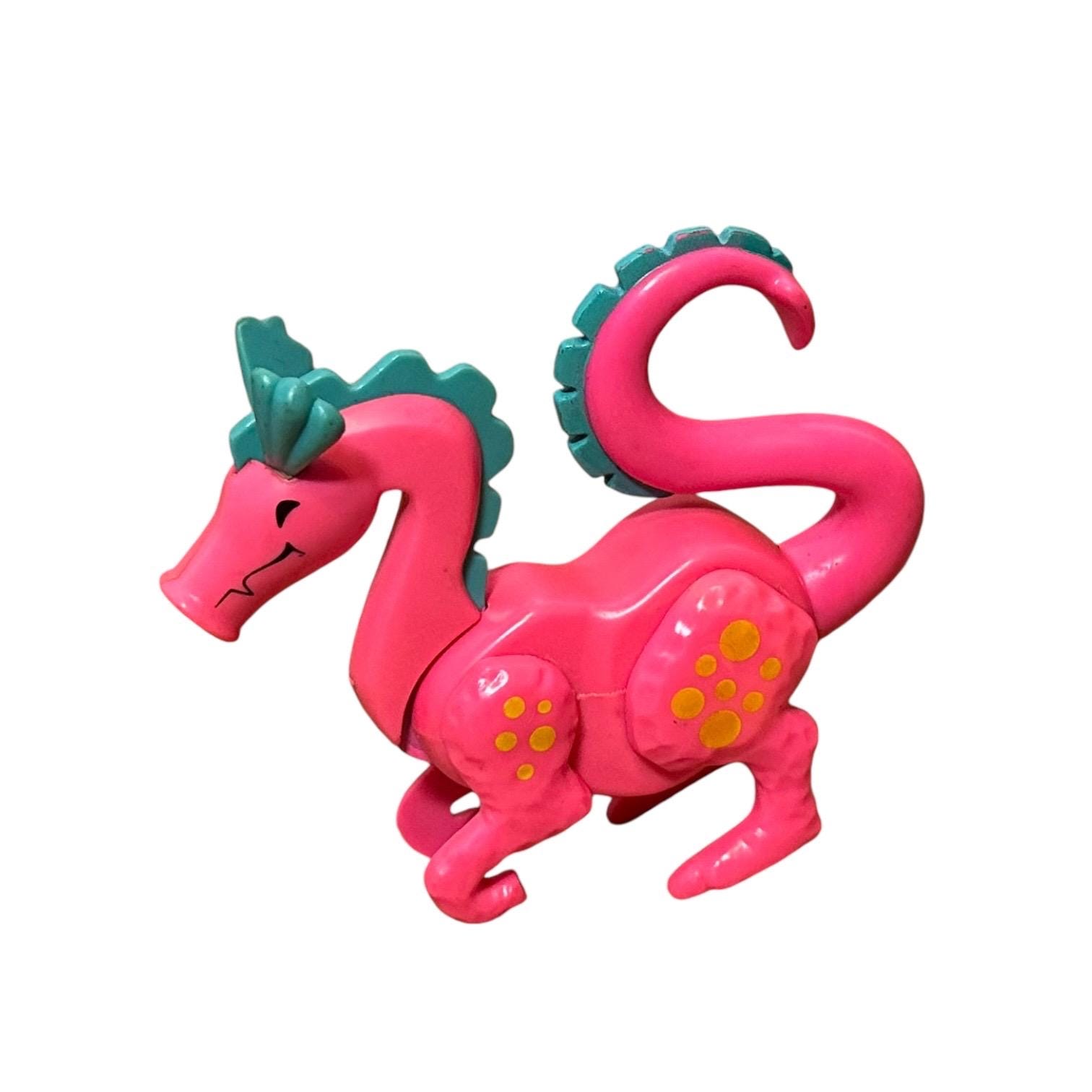 Fisher Price Little People HTF Pink Dragon With Yellow Spots