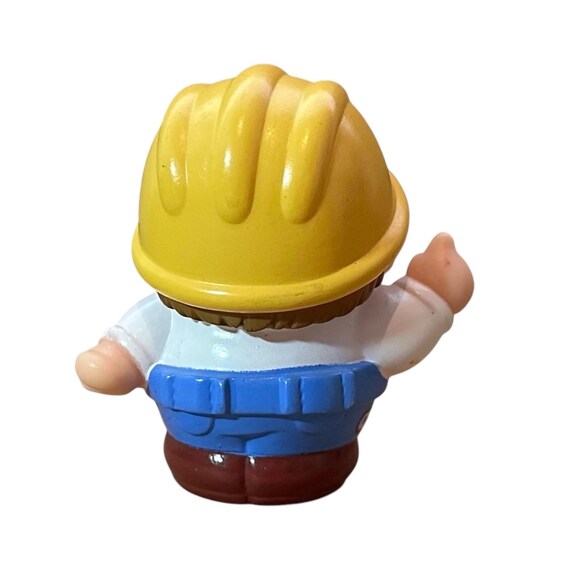 Little Tikes Figure Chunky Boy Construction Worker With Hard