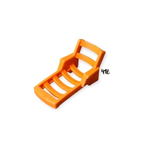 Fisher Price Little People Orange Outdoor Lounge Chair Vintage Toy Play Family Swimming Pool Camper Replacement Parts