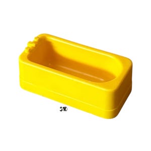 Vintage Fisher Price Little People Yellow Bathtub | Replacement Piece for #725 Play Family House Bath/Utility Room Set (1972–1978)