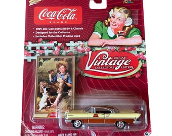 Coca Cola Johnny Lightning Calendar Girl Series Die Cast 54