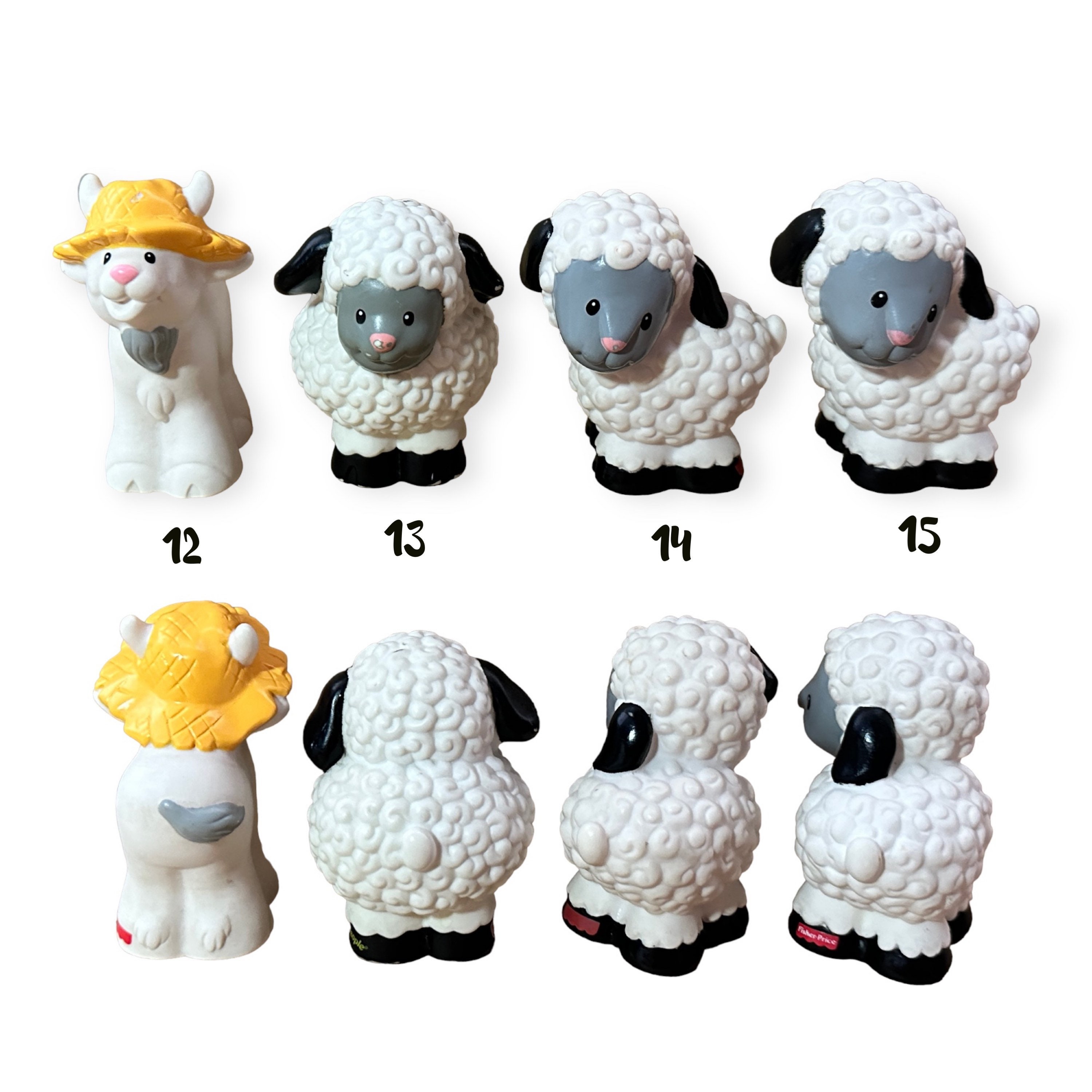 Fisher Price Little People Bird Bunny Chicken Rooster Horse - Etsy