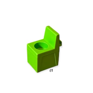Fisher Price Little People Green Lifeguard Chair with Hook for Life Preserver Vintage Toy Play Family Swimming Pool Replacement Parts