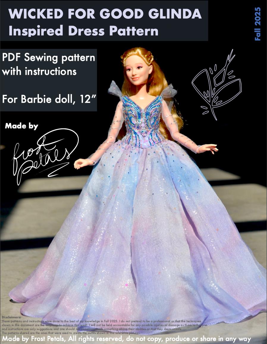 barbie dress patterns How to make barbie dress (+ free PDF pattern)