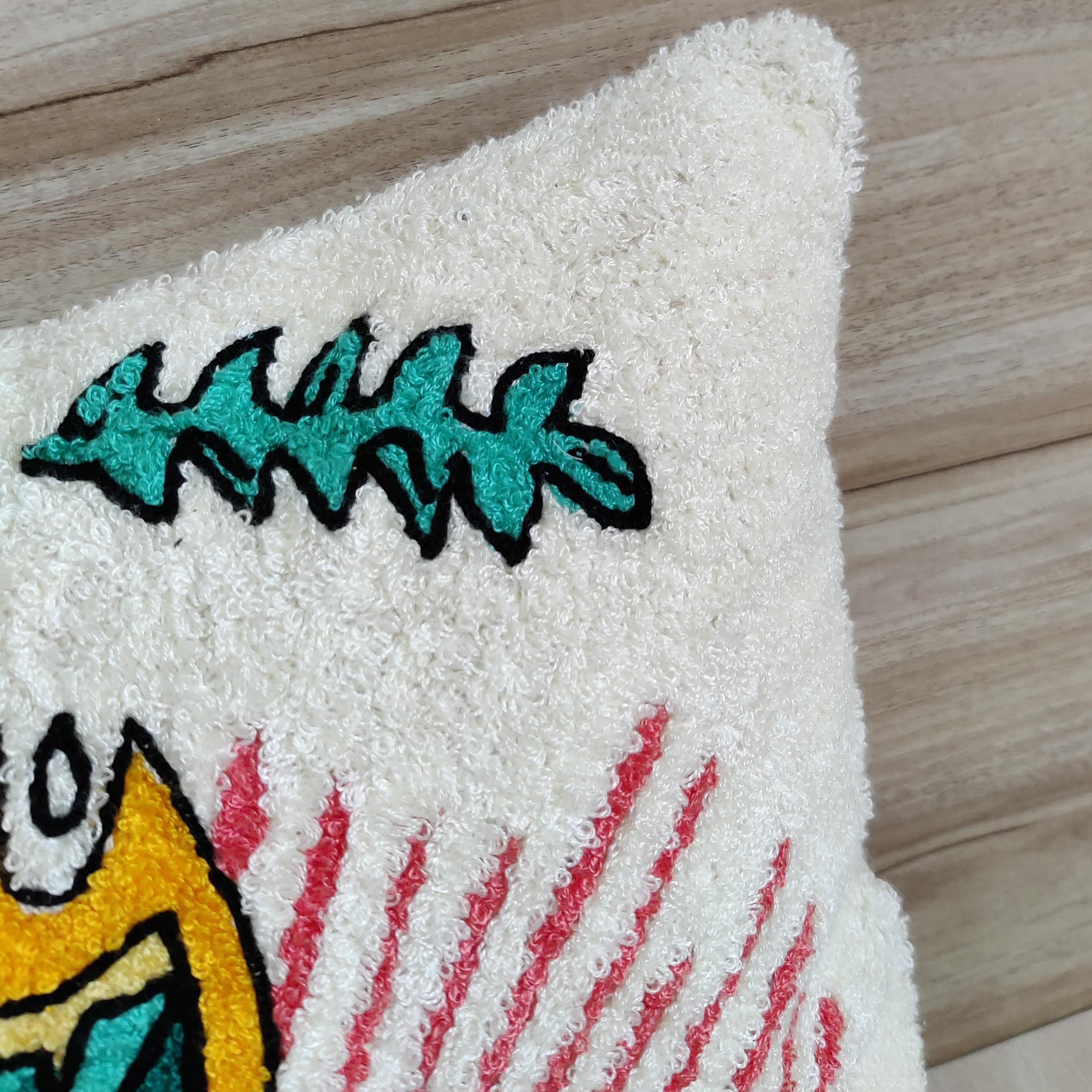 Red Yellow Turquoise Pink and Multi Color Crewel - Etsy