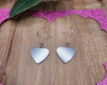 Silver Heart Earrings