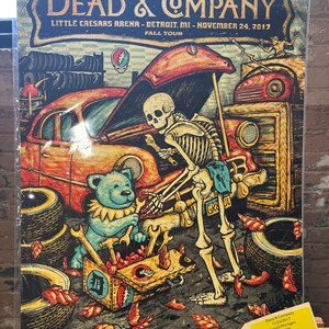 Dead & Co 11/24/17 Detroit Zeb Love Poster, 552/800