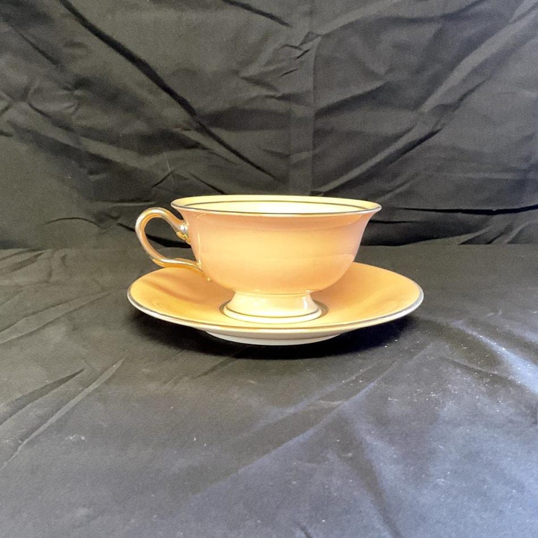 Shell Pink by Castleton Tea Cup and Saucer - Etsy