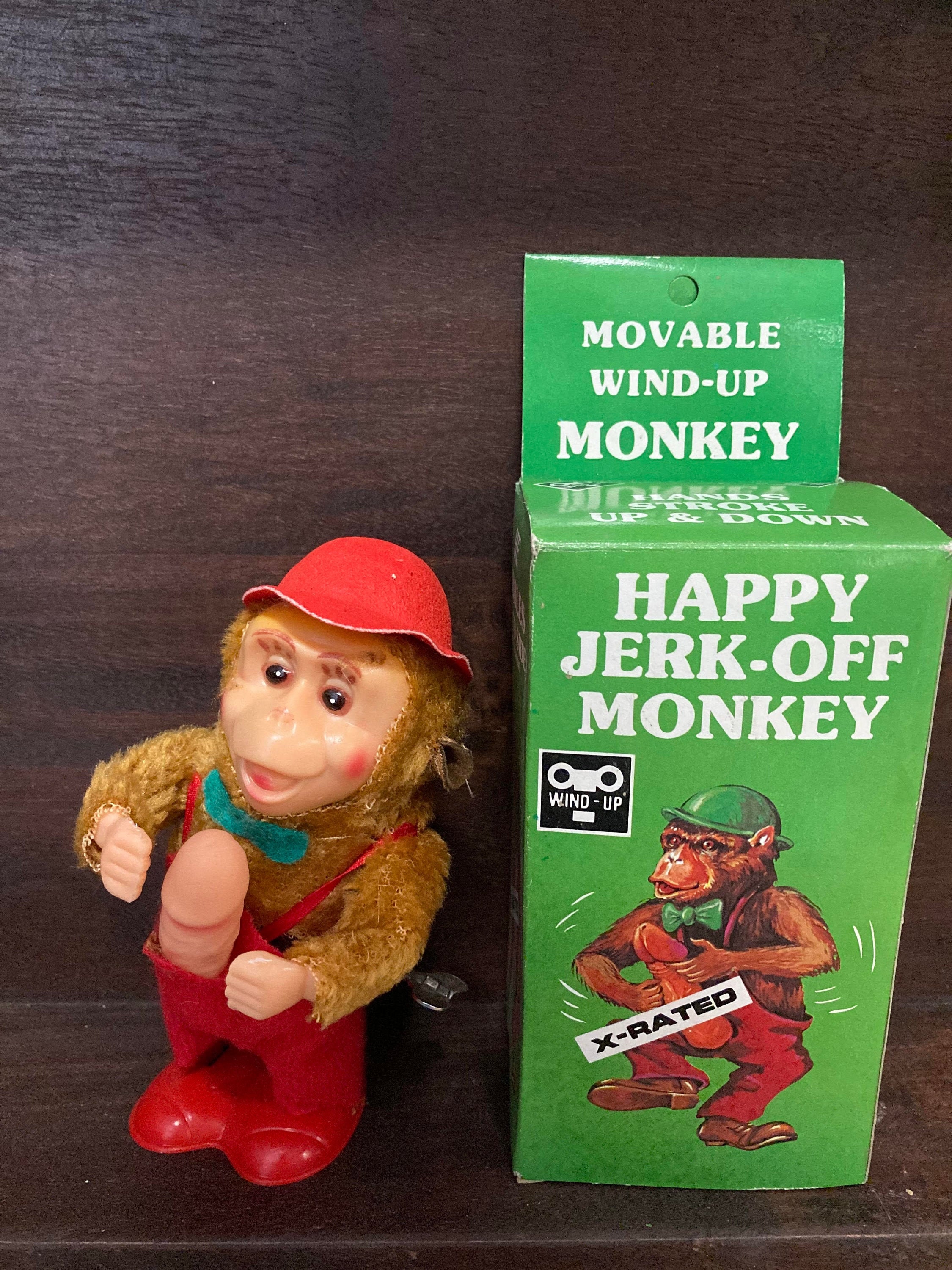 Happy Jerk Off Monkey | Etsy