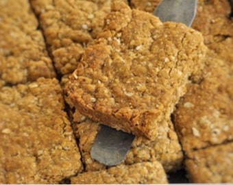 Handmade Oat Flapjacks - Perfect Rustic Treat. Letterbox Flapjack , full tray 10.5 inch by 7 inch ( 27cms x 17.5cms)
