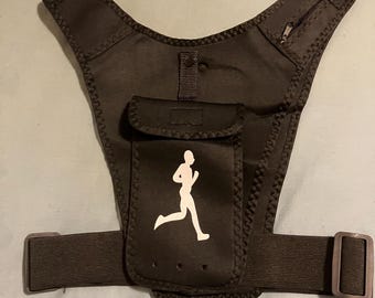 lightweight running vest phone holder