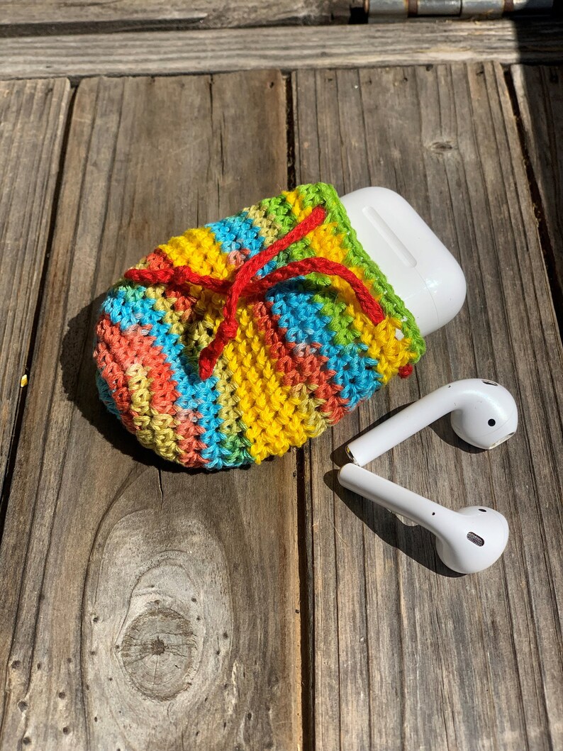 Small Crochet Pouch Pattern Headphone / Ear Bud Case Gift Etsy