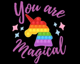 Eres mágico descarga digital para usar como quieras. PNG transparente pop it descargar arte de pared png fidget pop it imagen para imprimir