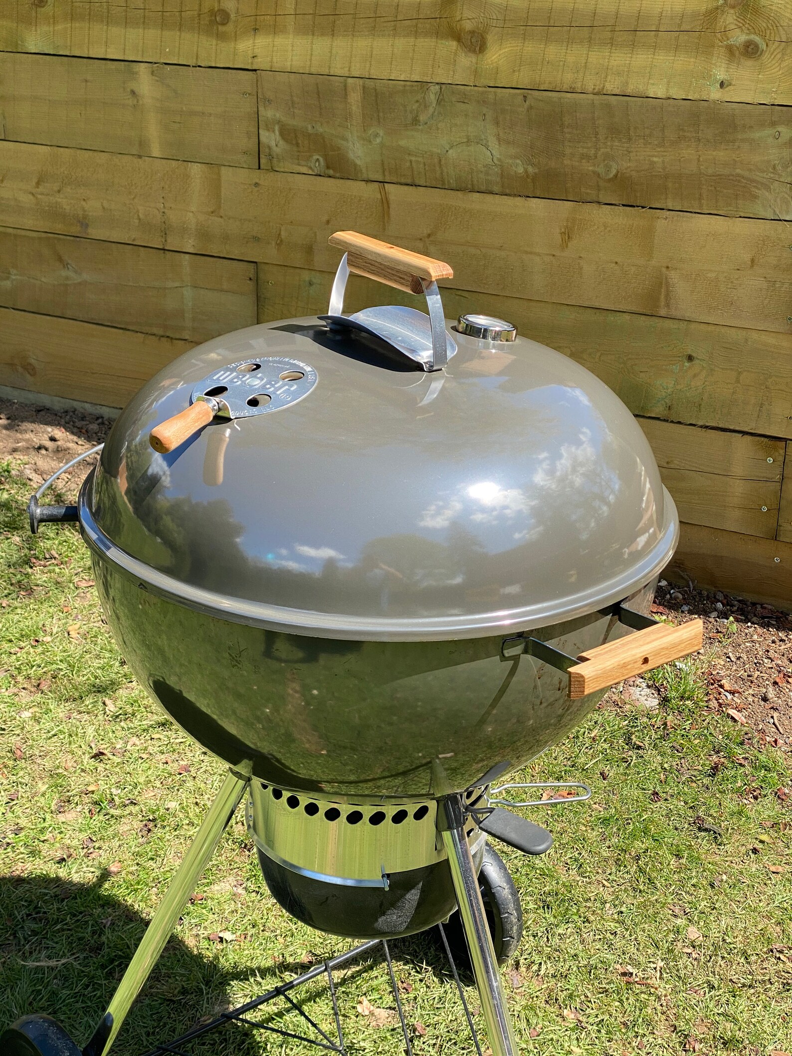 er Oak Wood Handle Kit and Vent Adjuster Etsy