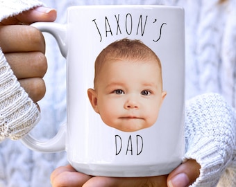 Baby Photo Mug Personalized, Baby Photo Mug, Baby Face Gift Mug, Personalized Photo Gift, Fathers Day Gift