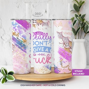 Funny Sarcastic Sweary Tumbler Gift - 20oz Insulated Travel Cup