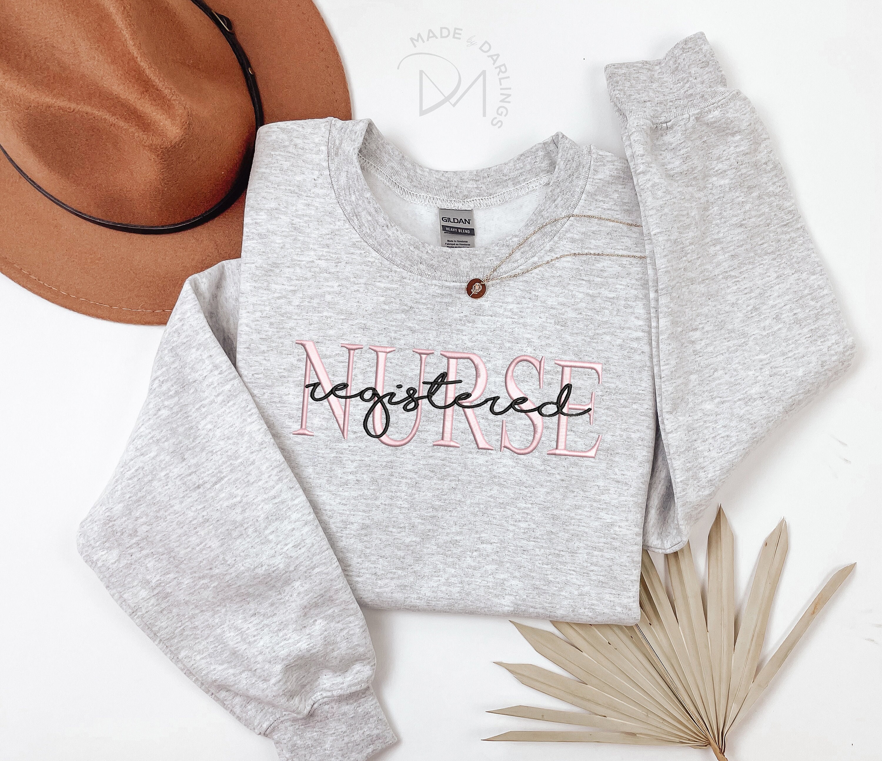 Registered Nurse Crewneck Sweatshirt | Nurse Appreciation Sweater Gift | Gift for Nurse | RN Graduate Gift
