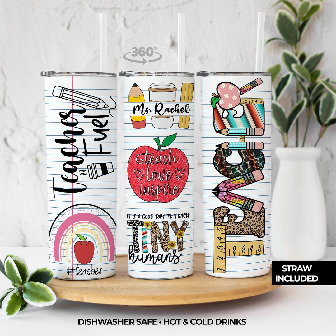 Custom Teacher Tumbler , Personalized Teacher Tumbler , Gift for